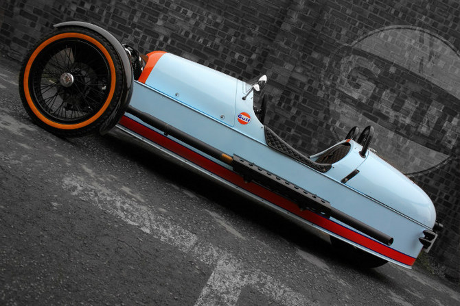 As cores da Gulf no Morgan Threewheeler As cores da Gulf no Morgan Threewheeler