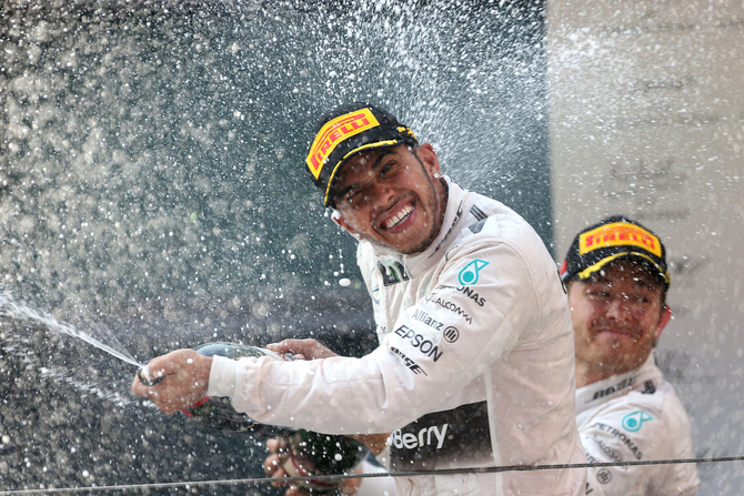 Hamilton conquered his second win of the season Hamilton conquered his second win of the season