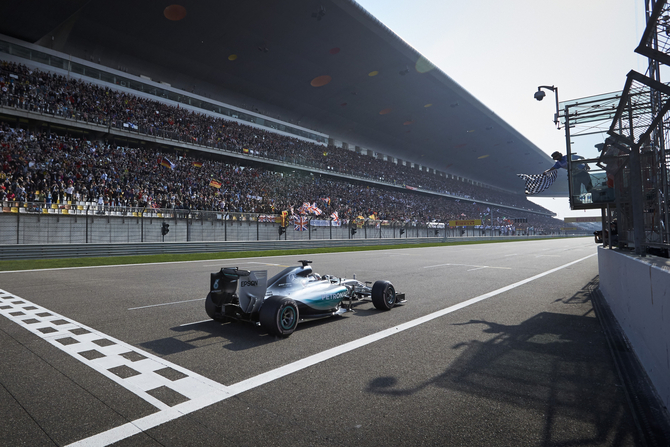 The Brit commanded the race from start to finish The Brit commanded the race from start to finish
