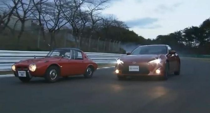 The new Toyota GT-86 spent some quality time with its ancestors The new Toyota GT-86 spent some quality time with its ancestors
