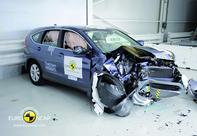 Honda CR-V erreicht 5 Sterne im Euro NCAP Crashtest Honda CR-V erreicht 5 Sterne im Euro NCAP Crashtest