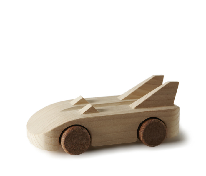 small wooden cars