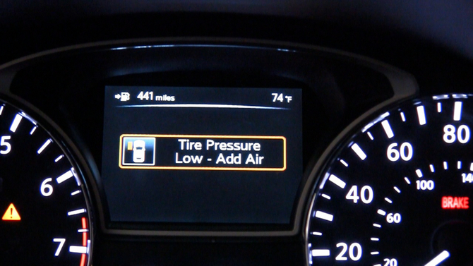 It also displays the low tire and its pressure It also displays the low tire and its pressure