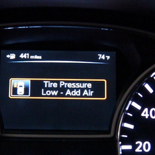It also displays the low tire and its pressure It also displays the low tire and its pressure