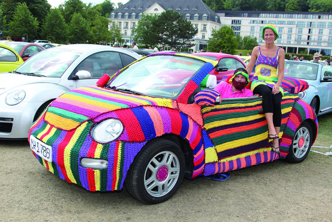 The sweater on this Volkswagen weighs 40kg The sweater on this Volkswagen weighs 40kg