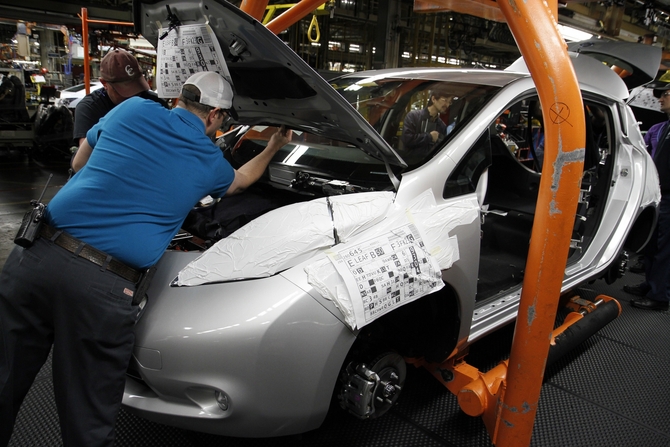 The Leaf is now being built in the US The Leaf is now being built in the US