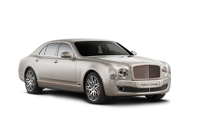 The Bentley Hybrid Concept is based on the Mulsanne but is 25 percent more powerful The Bentley Hybrid Concept is based on the Mulsanne but is 25 percent more powerful