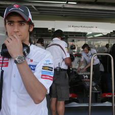 Gutiérrez has been test driving for Sauber, and the team has been supporting him