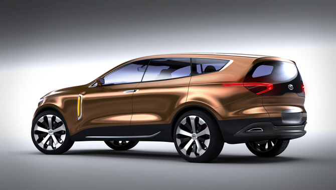O protótipo imagina um crossover premium de maiores dimensões que o Sorento O protótipo imagina um crossover premium de maiores dimensões que o Sorento