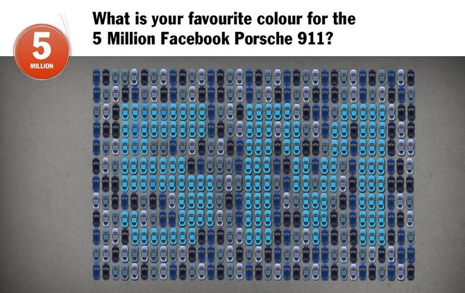 Porsche is celebrating over five million Facebook fans Porsche is celebrating over five million Facebook fans
