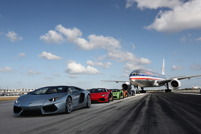 Lamborghini got permission from the FAA and the Miami International Airport to make the top speed run Lamborghini got permission from the FAA and the Miami International Airport to make the top speed run