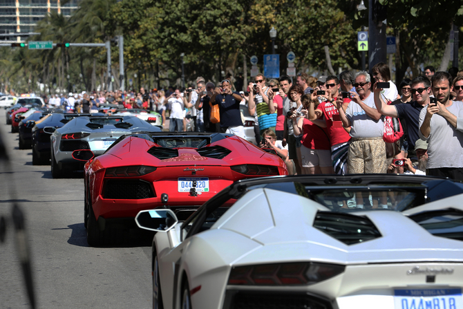 Lamborghini is launching the car in the US and training dealers about the car Lamborghini is launching the car in the US and training dealers about the car