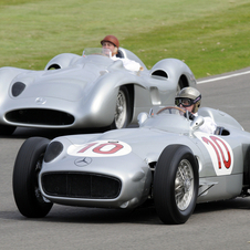 The W196 was also built in a streamlined version for top speed