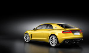 Power comes from a twin-turbo V8 with a hybrid unit