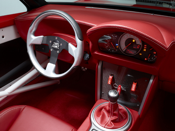 The instrument cluster has been moved to the center The instrument cluster has been moved to the center