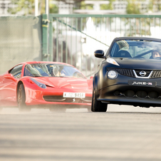 GT Academy driver Lucas Ordonez drives the car in Desert Nemesis