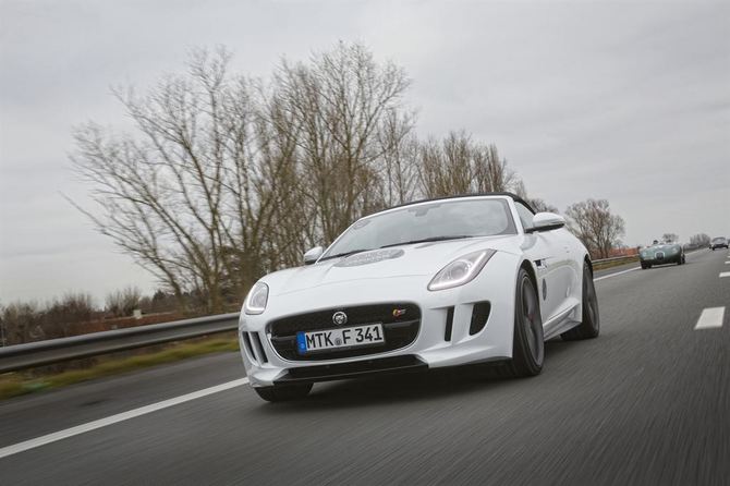 The cars are offered with either a supercharged V6 or supercharged V8 The cars are offered with either a supercharged V6 or supercharged V8
