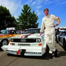 Walter Rohl returning to the Pikes Peak on the original Audi Sport quattro S1