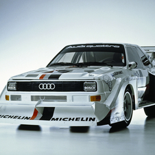 Walter Rohl returning to the Pikes Peak on the original Audi Sport quattro S1