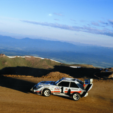 Walter Rohl returning to the Pikes Peak on the original Audi Sport quattro S1