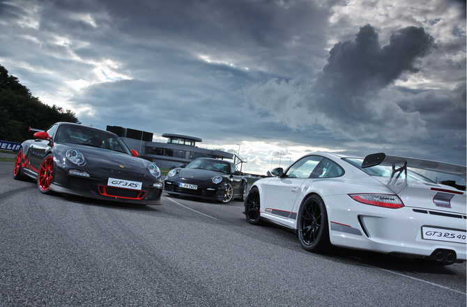 The cars include 993 and 996 chassis 911s The cars include 993 and 996 chassis 911s