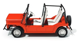 The standard car has two seats, but four is an option