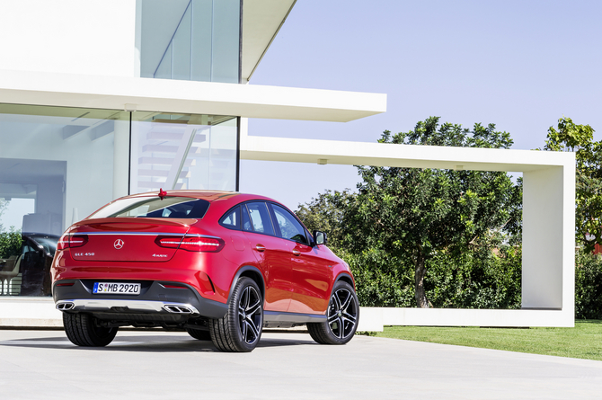 The GLE Coupé will be available as a diesel or petrol model The GLE Coupé will be available as a diesel or petrol model