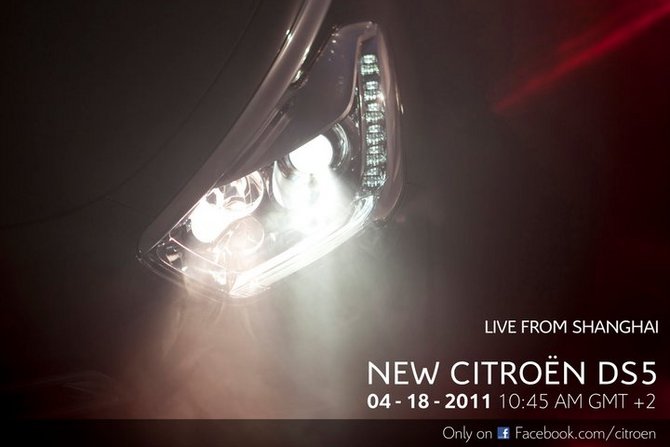 Citroen tease DS5 before Shanghai Citroen tease DS5 before Shanghai