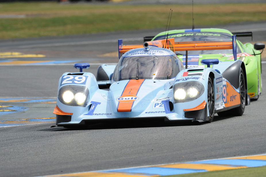 Team Gulf Racing Middle East will have two Lola B12/80 on track with the classic blue and orange colours of Gulf Oils
