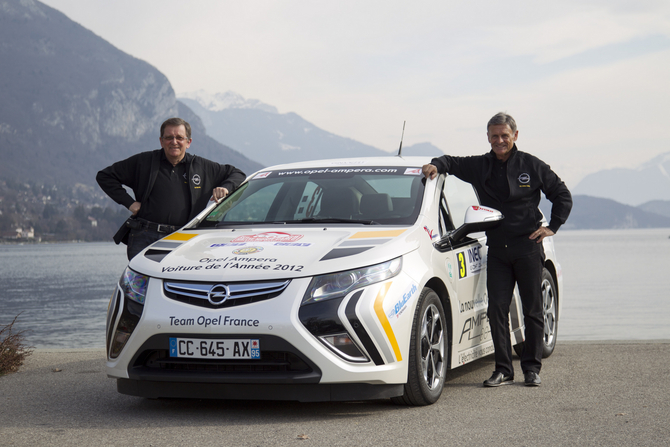 Opel Ampera Wins Alternative Energy Rally Monte Carlo Opel Ampera Wins Alternative Energy Rally Monte Carlo