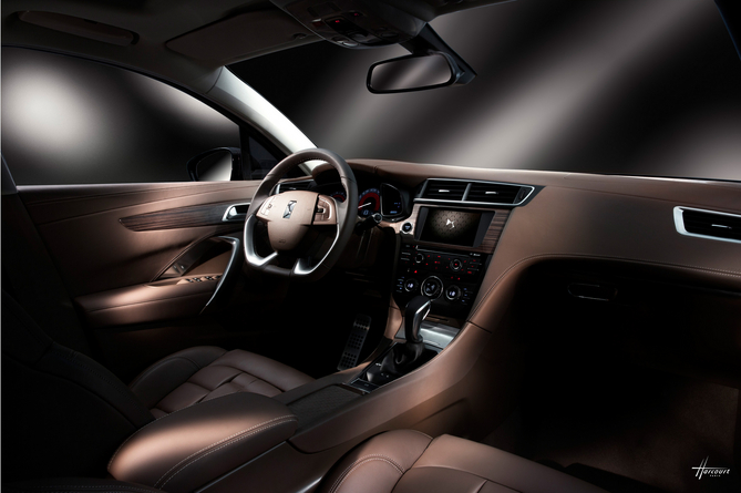 The interior is packed with luxury technology The interior is packed with luxury technology