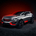 In terms of design the front of the car is dominated by the grid with the lion logo in the center and two large side air intakes