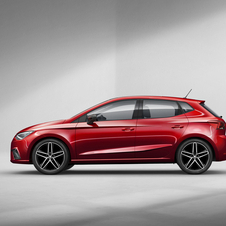 Compared to the previous Seat Ibiza, the new generation is 87mm wider, 2mm shorter and 1mm lower