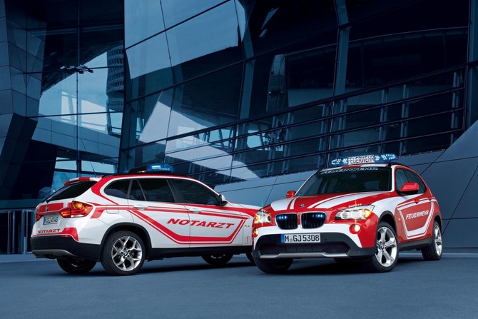 There are also X3 and X5-based vehicles for paramedics There are also X3 and X5-based vehicles for paramedics