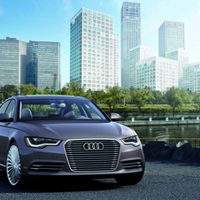 Power comes from a 2.0 TFSI engine with an electric motor that can power the car by itself. 