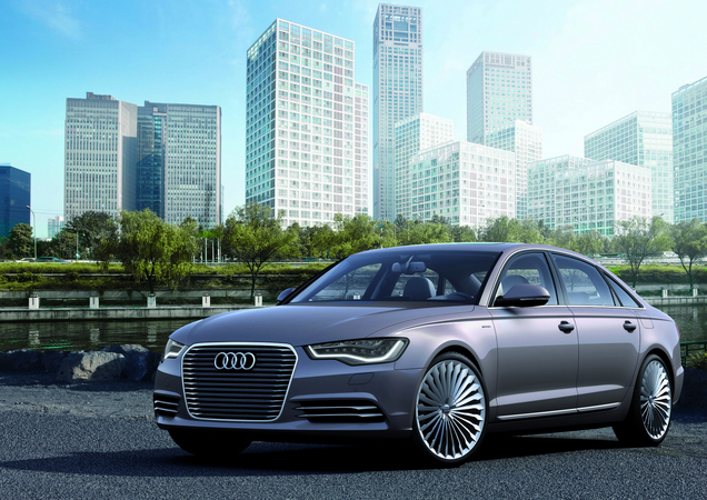 Audi A6L E-Tron apresentado em Pequim Audi A6L E-Tron apresentado em Pequim