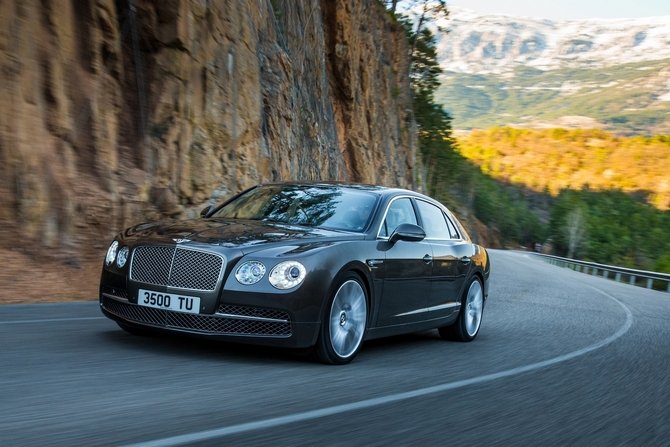 The Flying Spur is Bentley's latest sedan on the Continental platform The Flying Spur is Bentley's latest sedan on the Continental platform