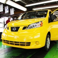 The taxis are built in Mexico and shipped to New York