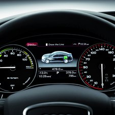 Instead of a tachometer, there is a power meter. Instead of a tachometer, there is a power meter.