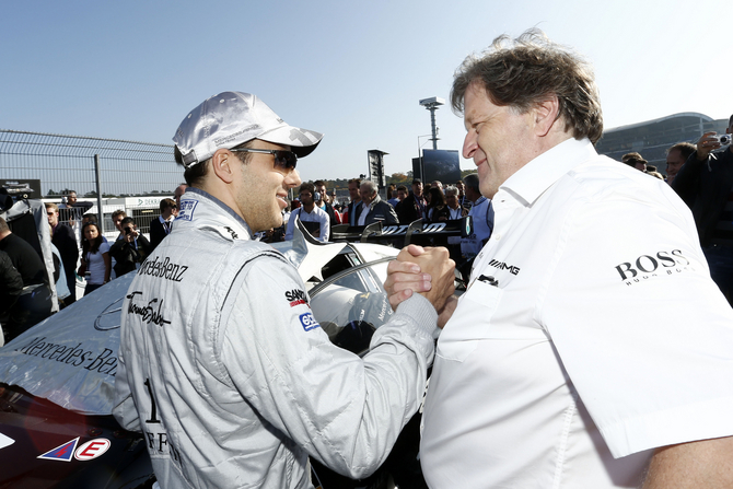 Ao longo da sua carreira a Mercedes dominou o DTM Ao longo da sua carreira a Mercedes dominou o DTM