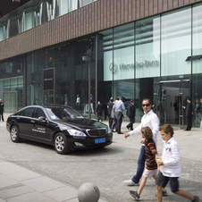 The dealer is located near other luxury stores The dealer is located near other luxury stores