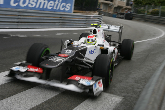 Perez had a major crash at Monaco during qualifying last year Perez had a major crash at Monaco during qualifying last year