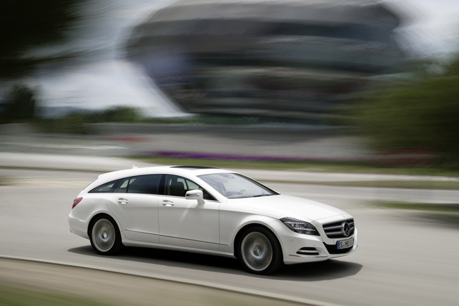 Em termos de design o CLA Shooting Brake deverá ser uma versão mais pequena do CLS Shooting Brake Em termos de design o CLA Shooting Brake deverá ser uma versão mais pequena do CLS Shooting Brake