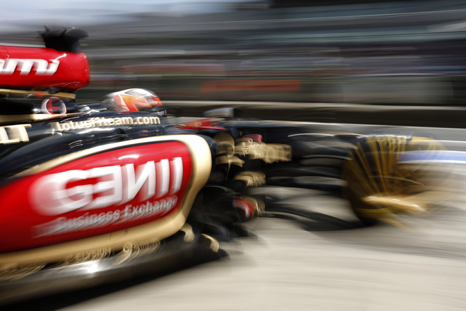 Raikkonen finished in second and was pushing Vettel hard Raikkonen finished in second and was pushing Vettel hard