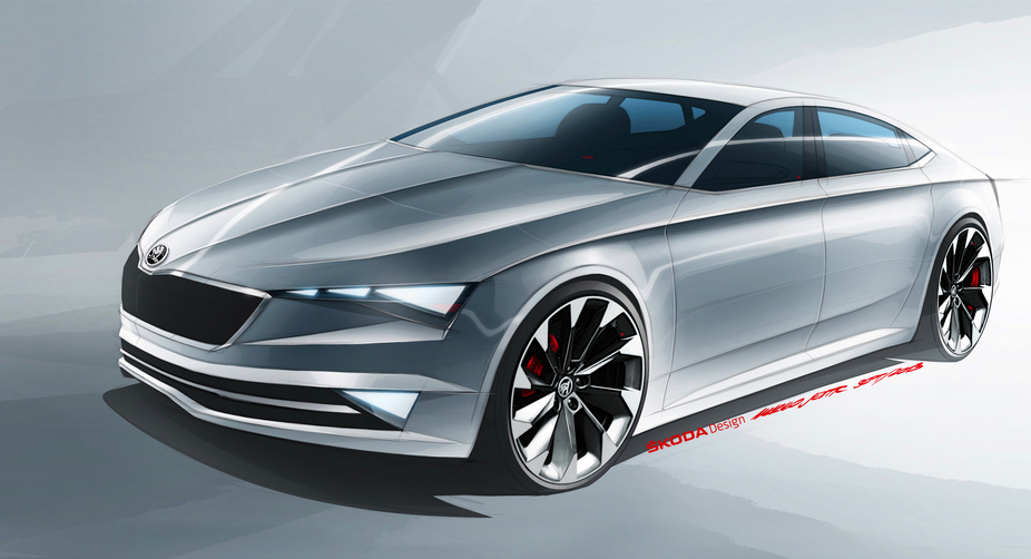The VisionC shows the next step in the evolution of Skoda's design