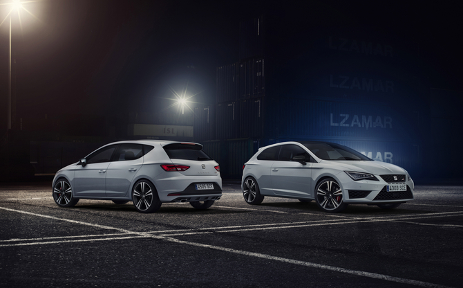 The Leon Cupra is available in two power levels in three-door or five-door versions The Leon Cupra is available in two power levels in three-door or five-door versions