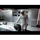 Nico Rosberg Shows Off 2012 Mercedes GP Car Nico Rosberg Shows Off 2012 Mercedes GP Car