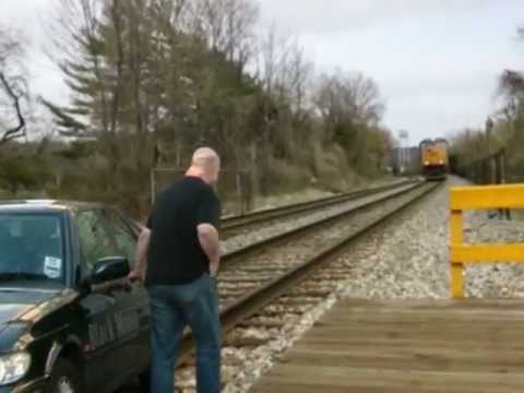 How to avoid getting hit by a train?