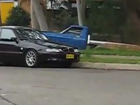 Australian Driver Fails at Burnout