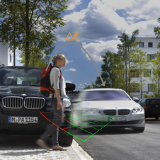 If pedestrians wore the transponders, the car would know where they are